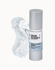 Skin Script Hydra Intense Serum - front of packaging and smear shown behind