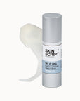 Skin Script Vit C 10% Professional Strength Serum - front of packaging
and smear shown behind